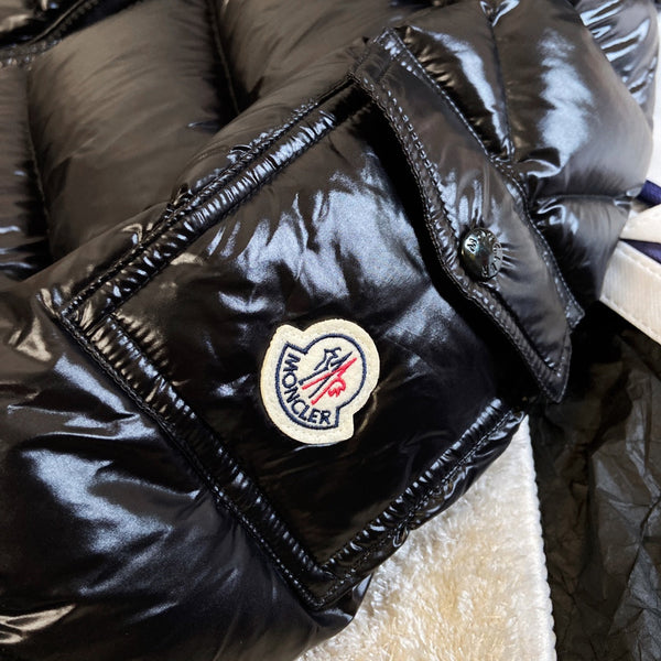 Moncler 2025 Blouson Maya Nylon Noir Duvet