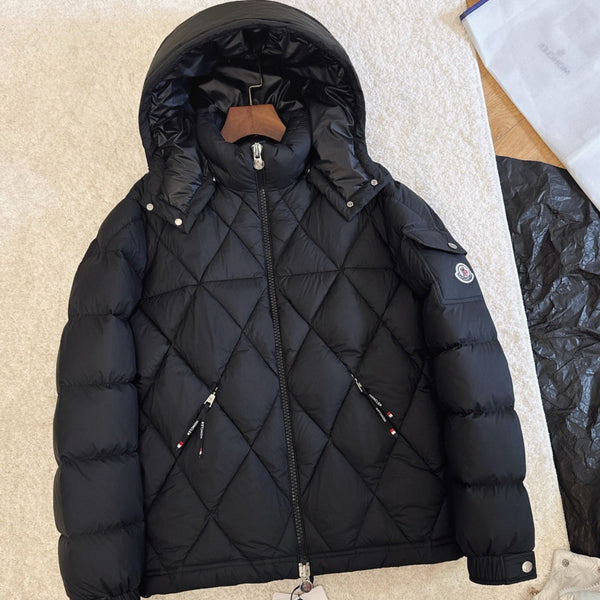 Moncler 2025 Blouson Averole Noir Polyester Duvet