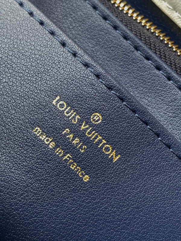 LV GO-14 MM 23cm Nero Bianco Rosso Pelle di agnello GHW