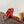 WALLET ON CHAIN CAPUCINES 23 IN RED SMOOTH CALFSKIN GOLD HARDWARE