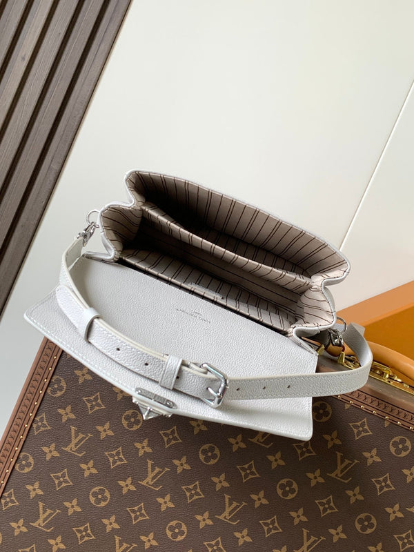 Pochette LV Métis 25cm Pelle Di Vacchetta Grigio Brume