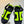 HM Men's Gate Sandal Neon Yellow Suede Calfskin 655430