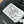 Double C Classic One-Strap Sandals White Gray Smoke Lambskin
