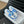 Double C Classic One-Strap Sandals White Navy Blue Lambskin
