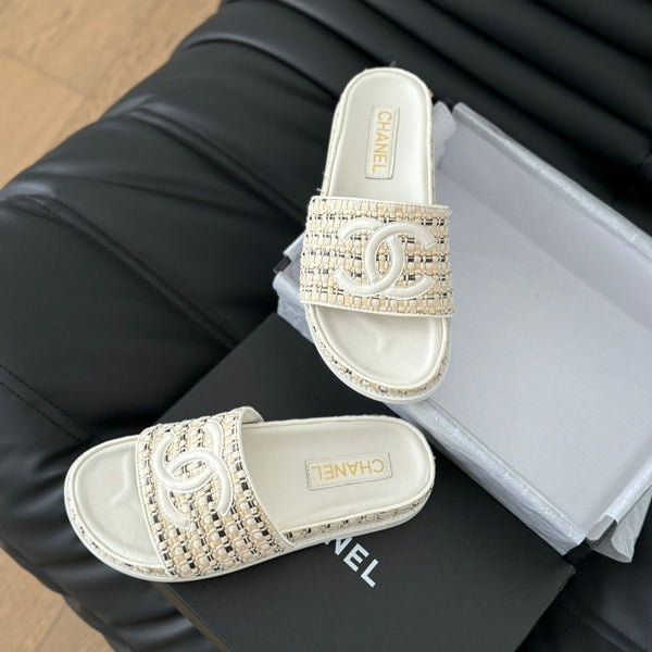 Slippers Sheepskin  Beige Cream