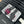 Woven Embroidered Letter Slippers Black Pink