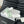 Woven Embroidered Letter Slippers White Green