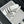 Woven Embroidered Letter Slippers White Black