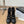 CC CHUNKY SKATEBOARDING BOOTS IN BLACK SMOOTH FLEECE AND CALFSKIN