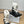 CC CHUNKY SKATEBOARDING BOOTS IN WHITE SMOOTH FLEECE MIX BLACK CALFSKIN