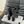 CC Ankle Boot Black Calfskin Grosgrain