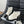 CC Ankle Boots White Mix Black Calfskin  937066