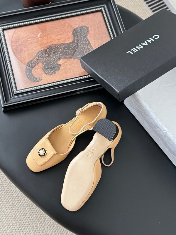 CC 25 Mary Jane Beige Pelle di vacchetta 305278