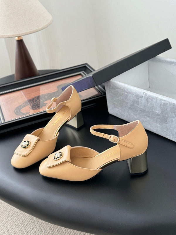CC 25 Mary Jane Beige Pelle di vacchetta 305278
