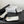 CC 26K Bow Ballet Flat White Black Lambskin Canvas 670829
