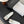 CC 26K Bow Ballet Flat White Black Lambskin Canvas 670829
