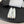 CC 26K Bow Ballet Flat White Black Lambskin Canvas 670829