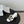 CC 26ss Chain Slippers Black White Sheepskin 670305