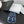 CC 26ss Chaussons Blanc Bleu Marine Peau de mouton Tressé 670368