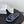 CC 26ss Chaussons Blanc Bleu Marine Peau de mouton Tressé 670368