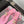 CC Strappy Sandals Pink Suede Sheepskin 670383
