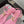 CC Sandales à brides en peau de mouton rose 670391