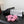 CC Sandales à brides en peau de mouton rose 670391