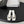 CC 26C Slippers Flat White Black Sheepskin 717798
