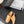 CC Half-Slippers Flat Beige Calfskin 717814