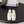 CC Half-Slippers Flat White Calfskin 717816