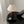 CC Half-Slippers Flat Black White Calfskin 717818