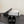 CC Half-Slippers Flat Black White Calfskin 717818