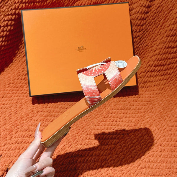 Sandali HM 3D Oran in pelle di vitello arancione 243962