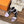 HM Buckle Sandals Purple Calfskin 308181