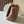 CC Double-Pocket Messenger Bag Brown Lambskin Quilted