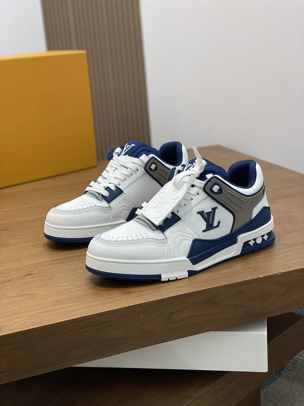 LV TRAINER  BLUE WHITE SNEAKER