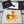 CC Bandana Scarf 90x90 Yellow White Silk Twill 204014