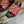 CD VELCRO STRAP SLIPPER RED JACQUARD