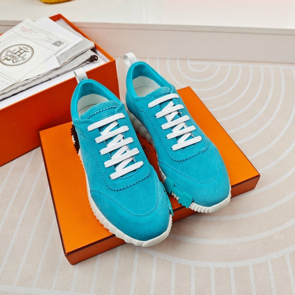 SNEAKERS BOUNCING IN PELLE DI VITELLO AZZURRO CIELO