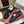 GG G75 Sneaker Black Suede Canvas 818356