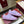 GG G75 Sneaker Light Purple Suede Fabric 818346