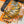 HM Tiger in Full Bloom 90 CM Orange Colorful Cashmere and Silk 293068
