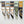 GG Double-Sided 90x90cm White Colorful Twill Silk 194453