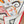 HM L'Appel du Large Scarf 90x90cm White Colorful Twill Silk 303272