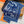 HM La Etriers Remix Bandana Scarf 90x90cm Navy Blue Twill Silk 303277