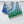 HM La Etriers Remix Bandana Scarf 90x90cm Blue Twill Silk 303278