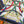 HM Harnais Legendaire Scarf 90x90 Black Colorful Twill Silk