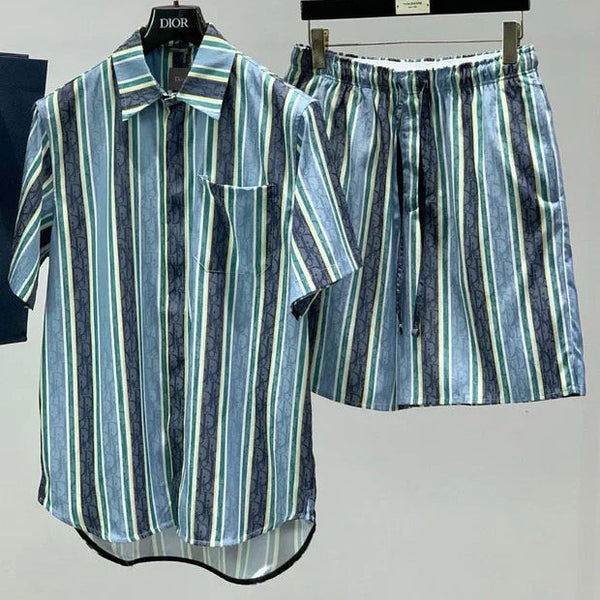 CD 2026 Set Stripes Blue Cotton 628223