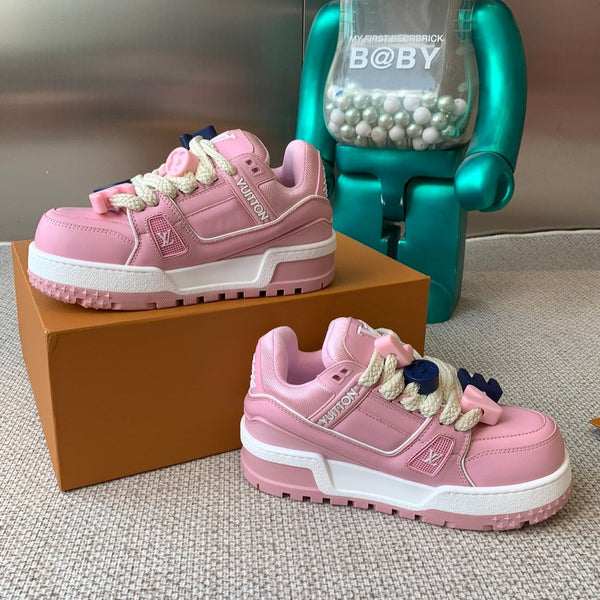 LV Trainer Maxi Sneaker Pink Calfskin