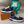 LV Trainer Maxi Sneaker Blue Charcoal Calfskin